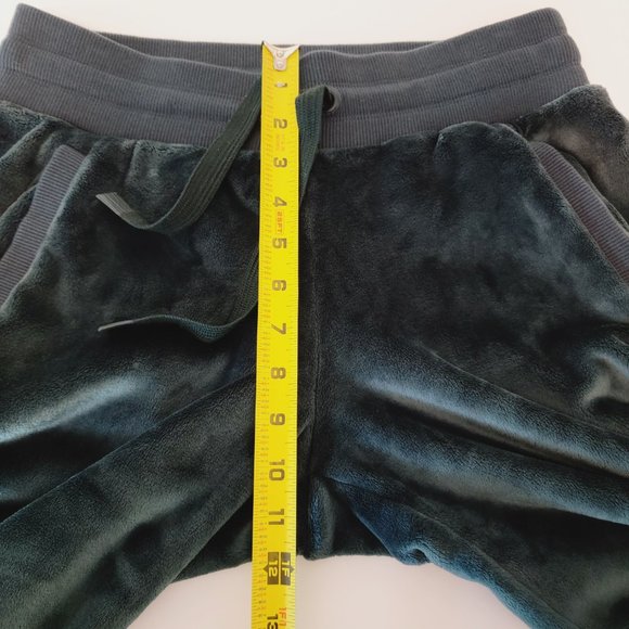 Athleta Size Small Double Cozy Karma Velour Recovery Joggers Plush Fleece Green - Picture 12 of 13